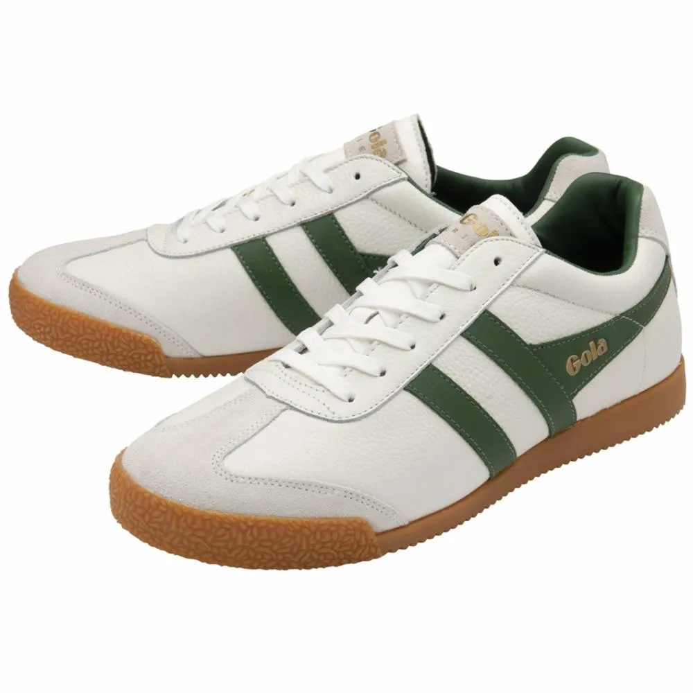 Gola  Men's Harrier Leather White/Green/Green M