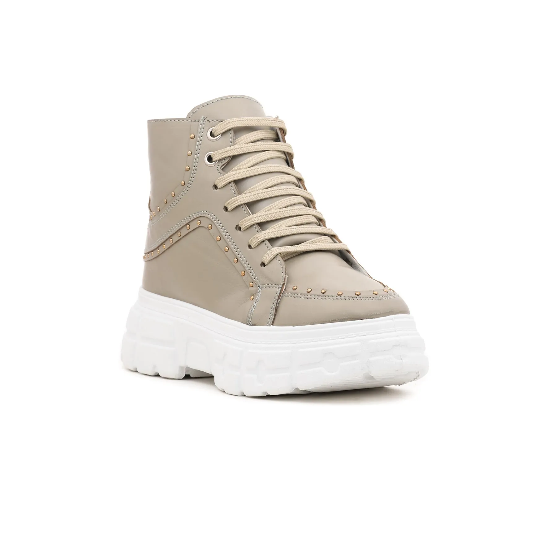 Grey High Ankle Sneakers AT7188