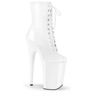 INFINITY-1020 Pleaser White Patent Sexy Platform Shoes (Pole Dancing Heels)