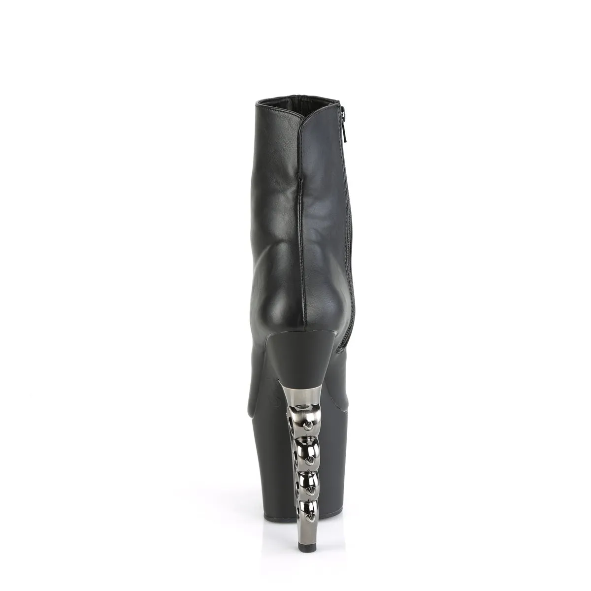 IRONGRIP-1042 Pleaser Black Faux Leather Sexy Platform Shoes (Pole Dancing Heels)