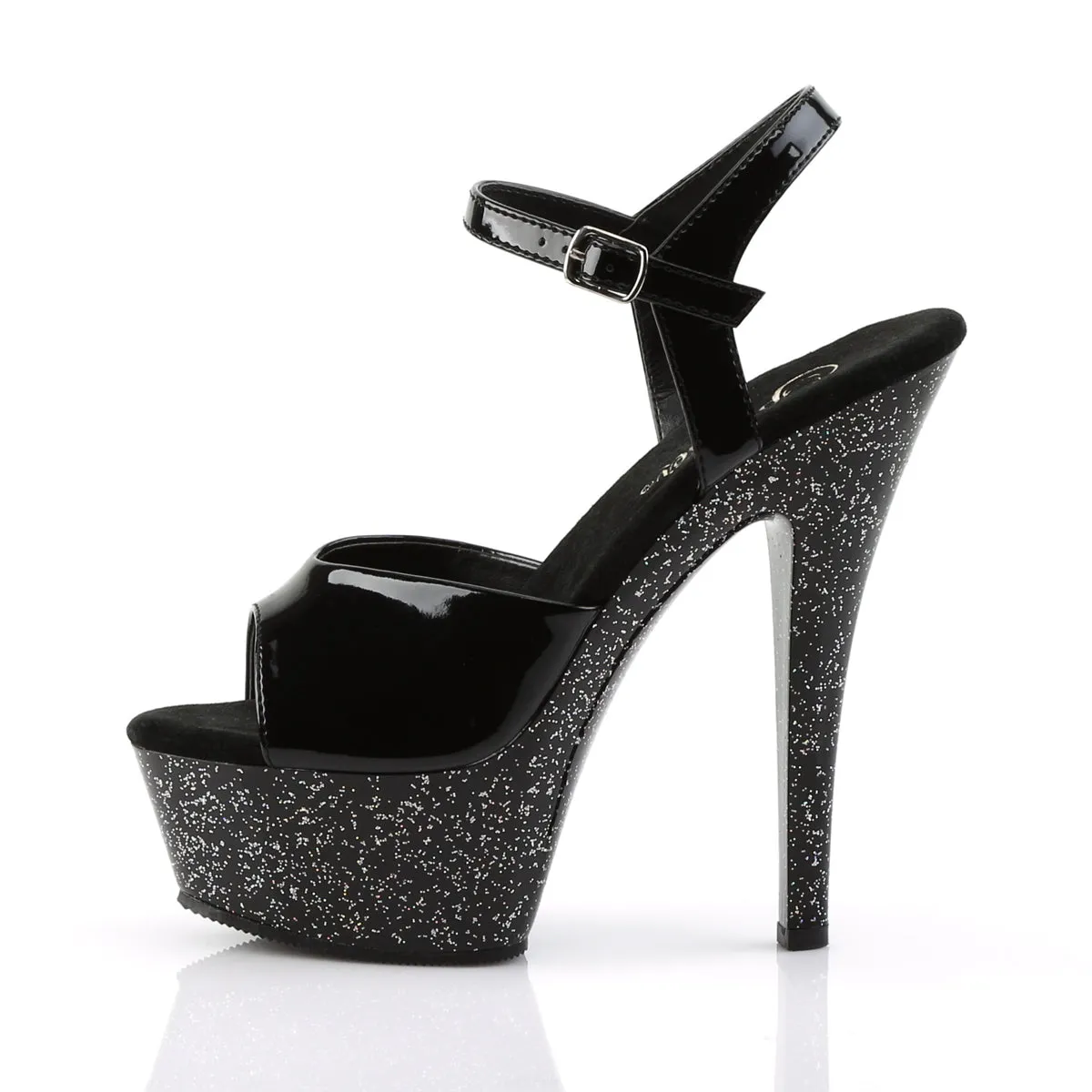 KISS-209MG Pleaser Black Sexy Platform Shoes (Pole Dancing Heels)