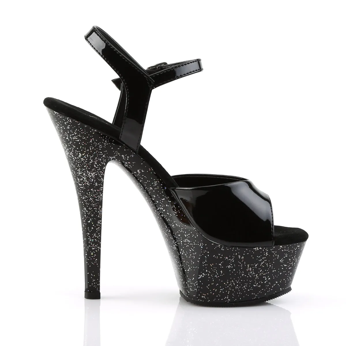 KISS-209MG Pleaser Black Sexy Platform Shoes (Pole Dancing Heels)