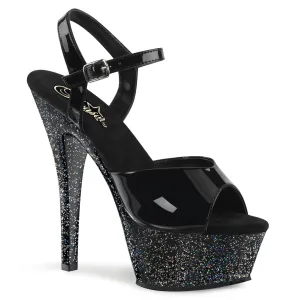 KISS-209MG Pleaser Black Sexy Platform Shoes (Pole Dancing Heels)
