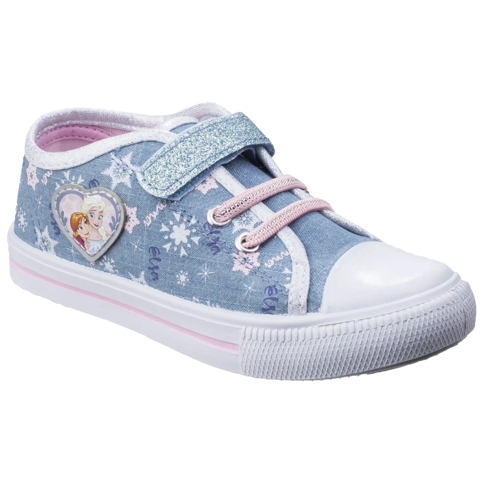 Leomil Fashion Elsa Touch Fastening Canvas Trainer