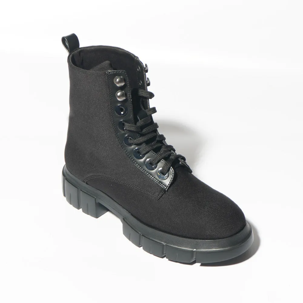 Lycra Combat Boots