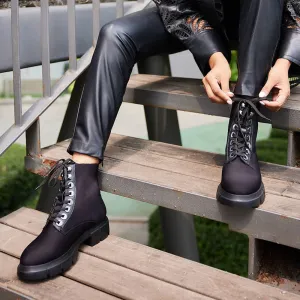 Lycra Combat Boots