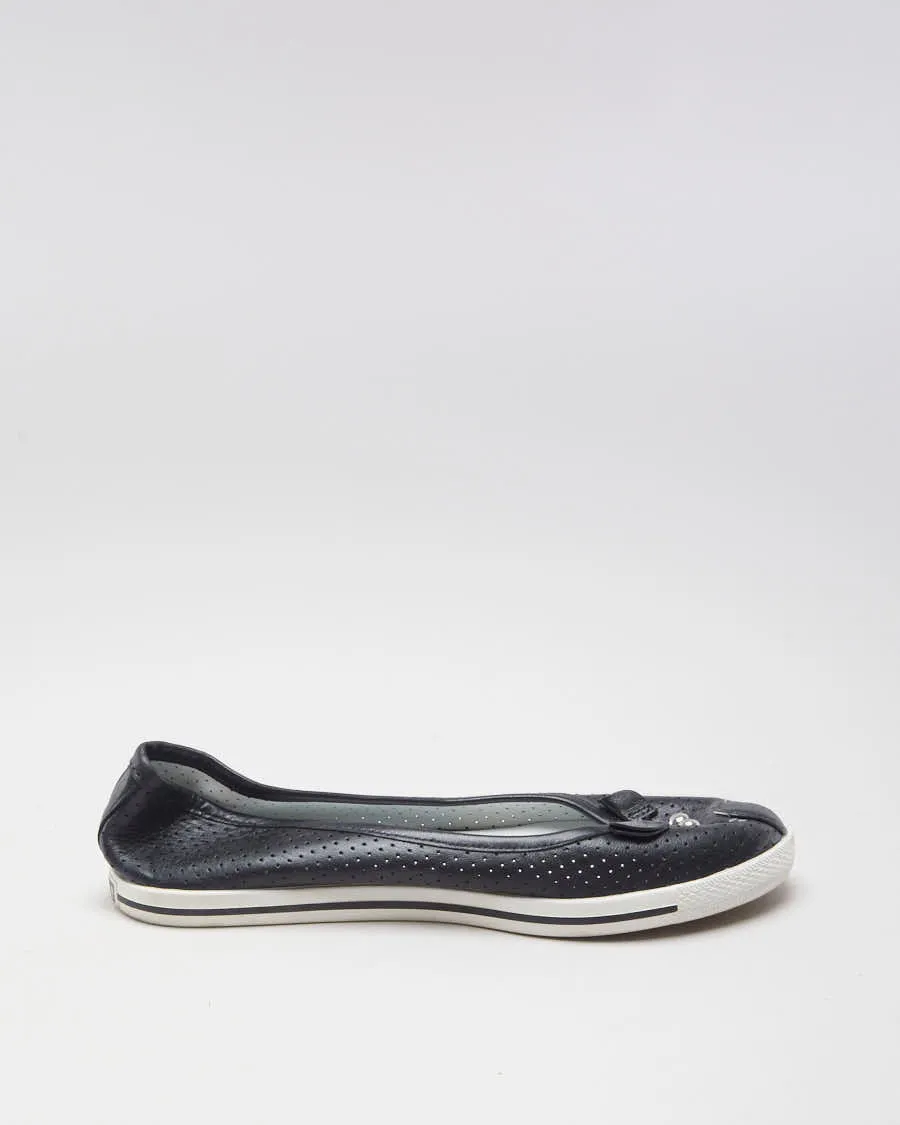 Marc By Marc Jacobs Black Leather Cat Ballet Flats - EUR 36