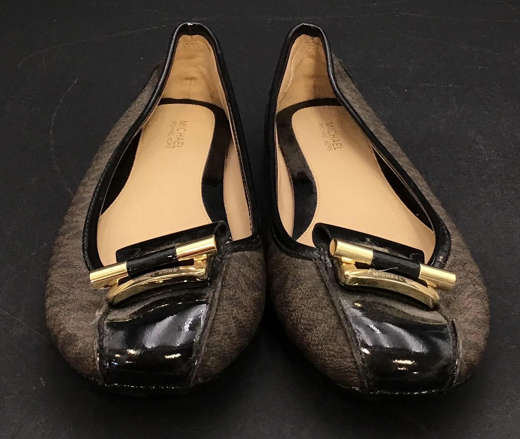 Michael Kors Women's Brown Ballet Flats - Size 8.5M