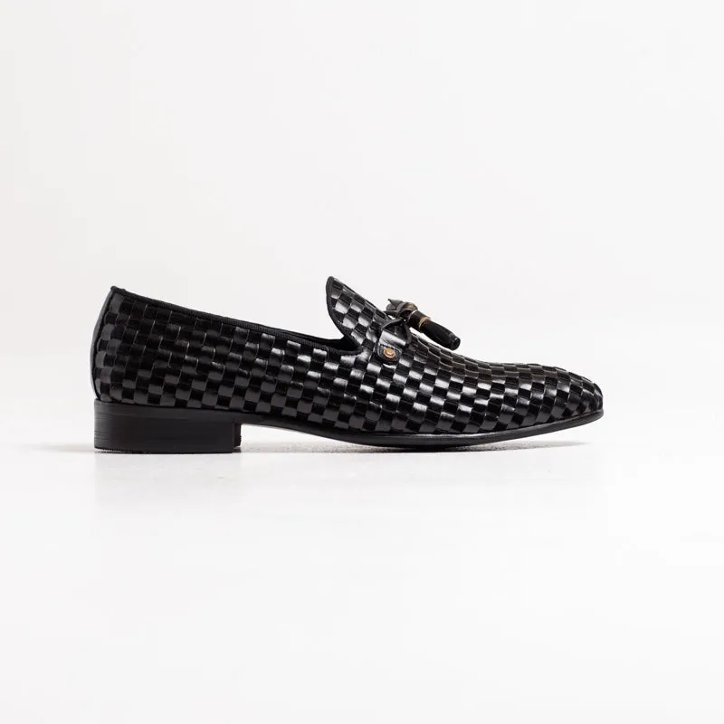 Mocada Tassel Loafer - Black