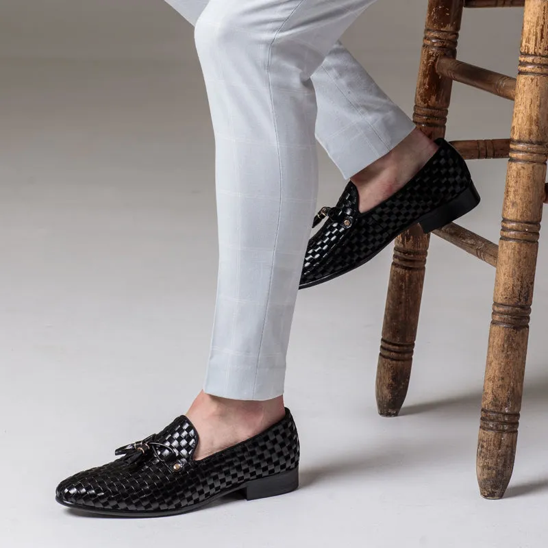Mocada Tassel Loafer - Black