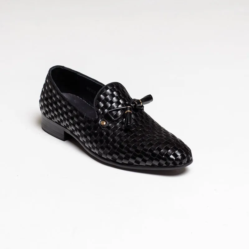 Mocada Tassel Loafer - Black