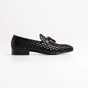 Mocada Tassel Loafer - Black
