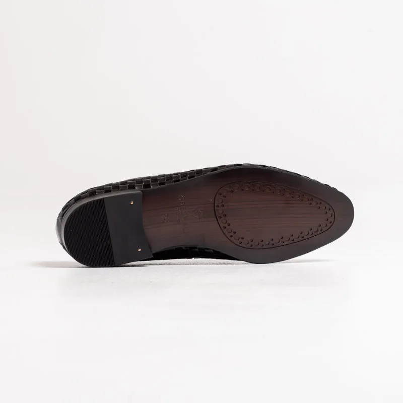 Mocada Tassel Loafer - Black