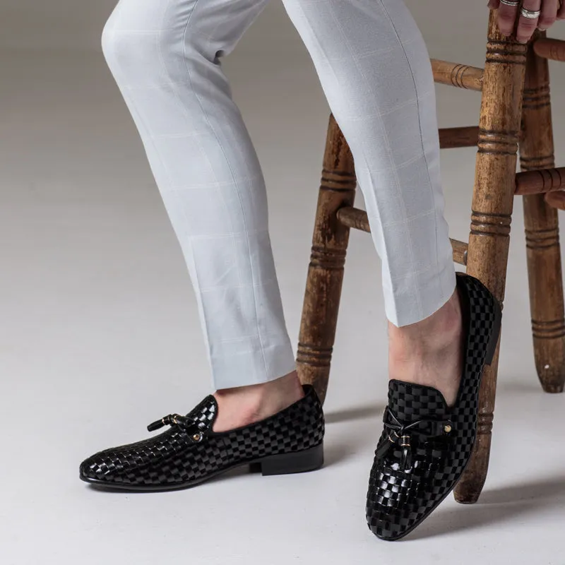 Mocada Tassel Loafer - Black