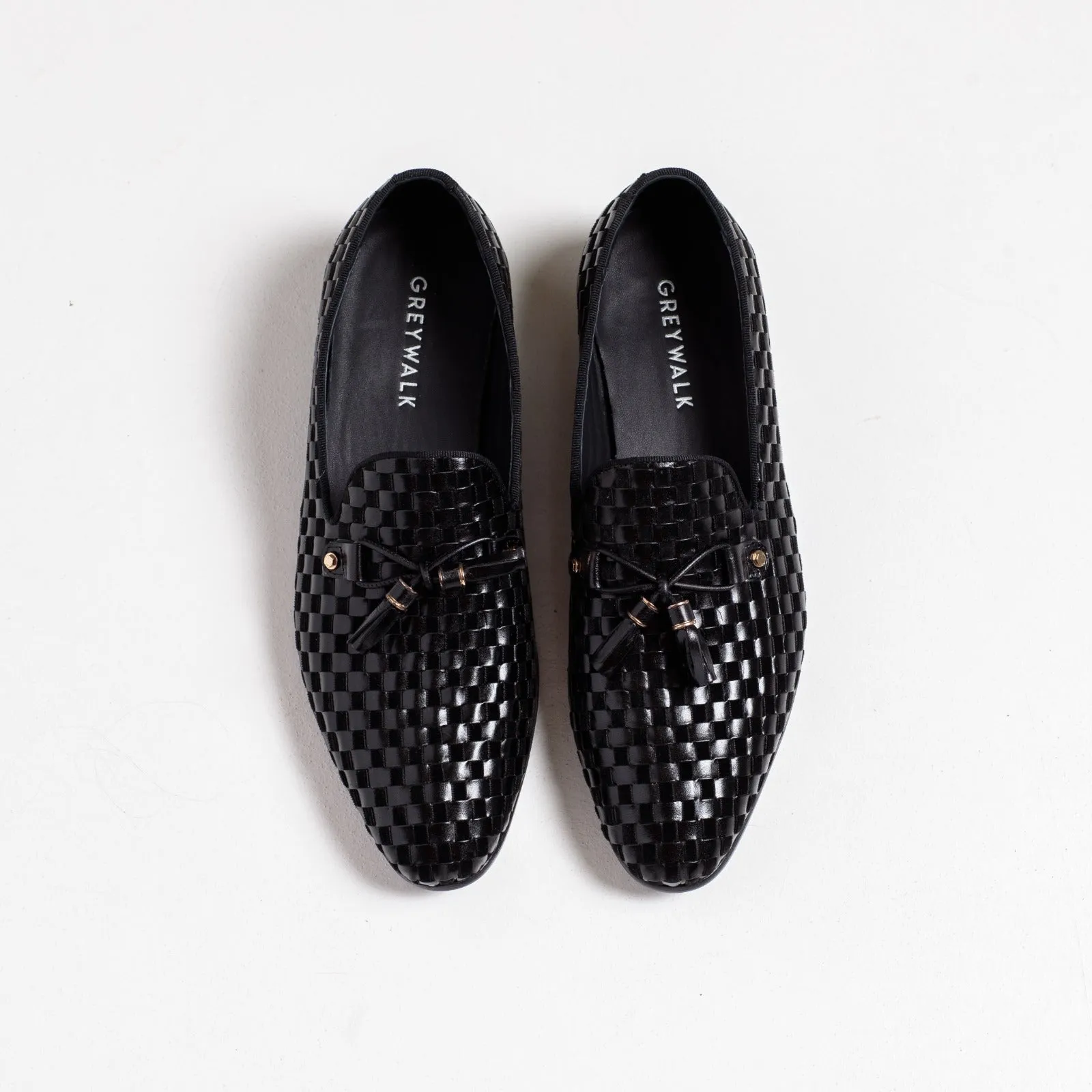 Mocada Tassel Loafer - Black