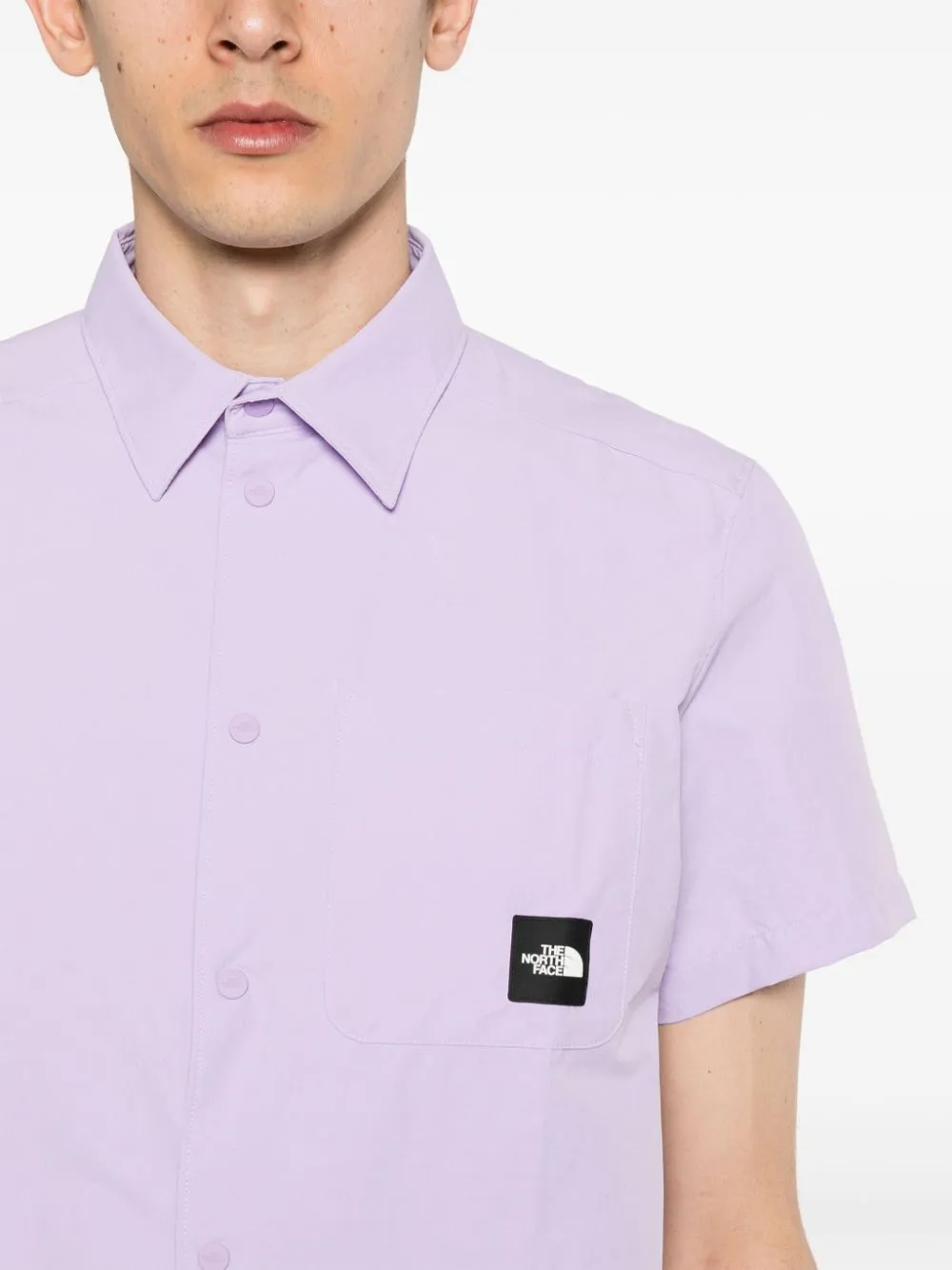 Murray logo-patch shirt