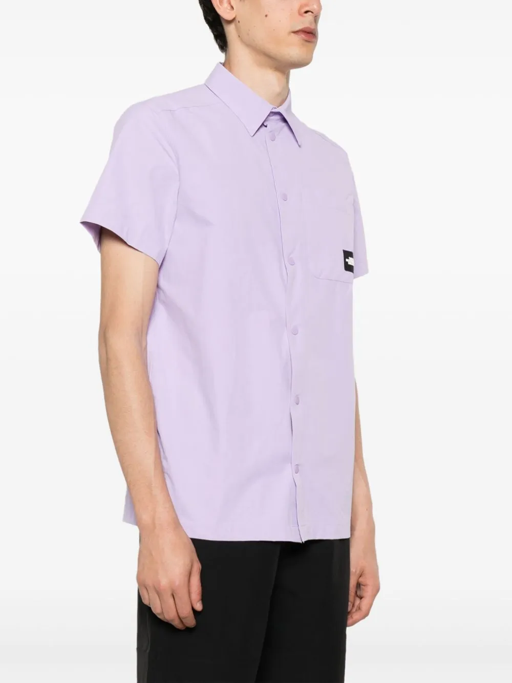 Murray logo-patch shirt