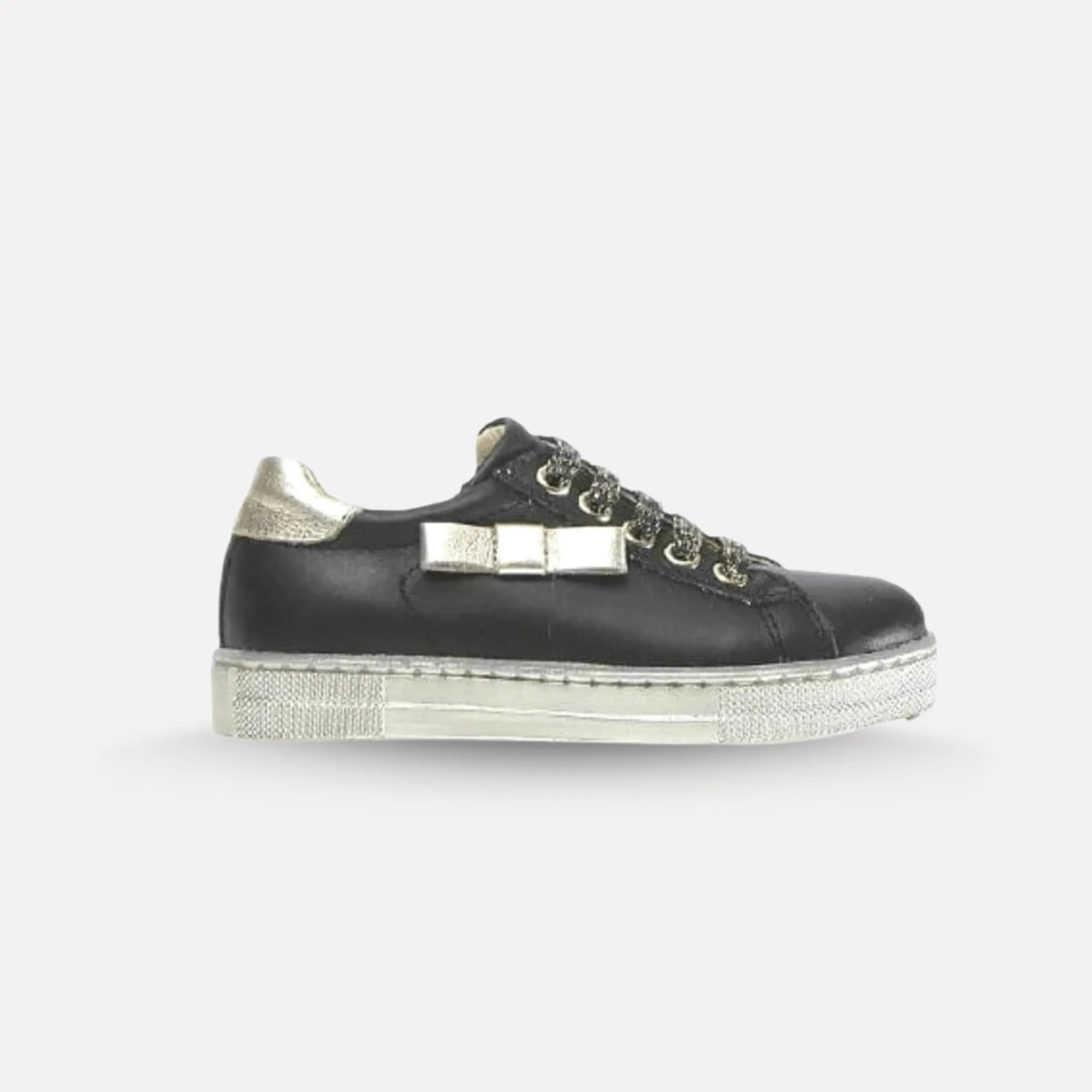 Naturino Mini - Struck Zip - Black Platinum