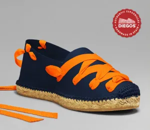 Navy blue pamplona espadrilles