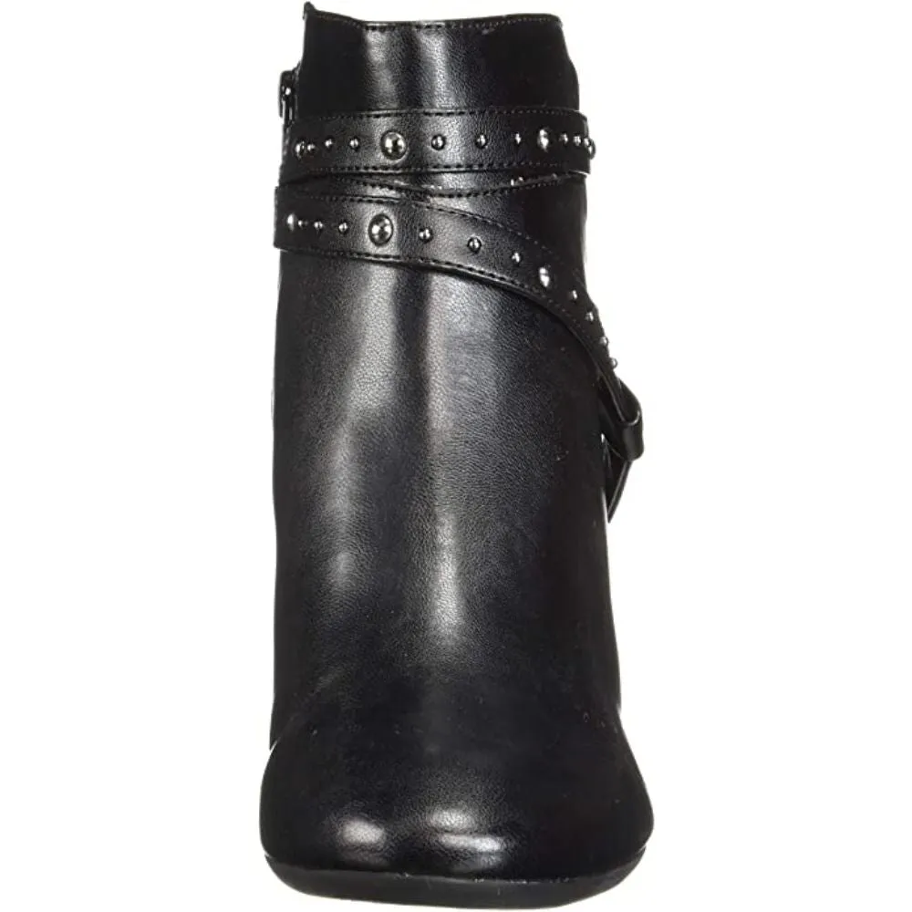 Octave Black Synthetic Aerosoles Ankle Boot