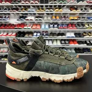 Puma Trailfox Camo And Suede Running Shoes 366787 01 Men's Size 10