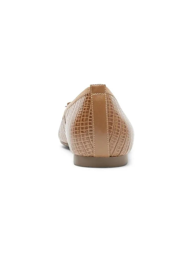 Rockport Women's Total Motion Laylani Ballet Flat Nutmeg CI6043