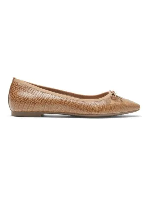 Rockport Women's Total Motion Laylani Ballet Flat Nutmeg CI6043