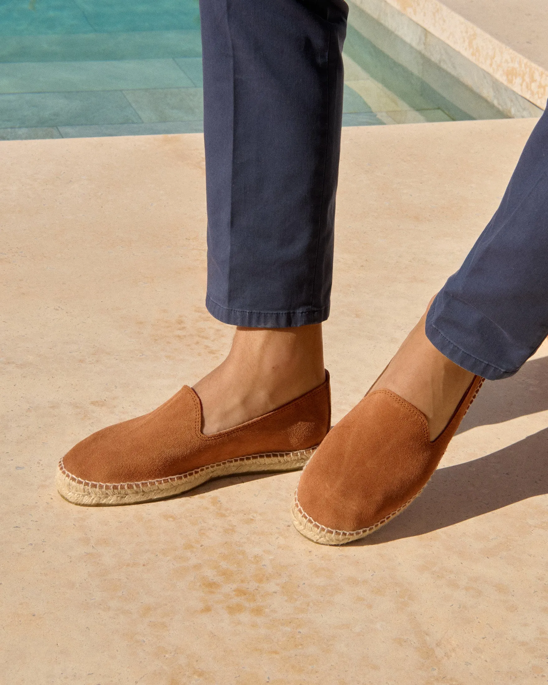 Suede Espadrilles - R45C0 - Hamptons Brown Sugar