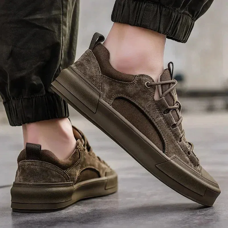 Theodore Men's Casual Leather Sneakers
