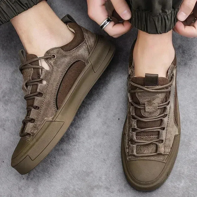 Theodore Men's Casual Leather Sneakers