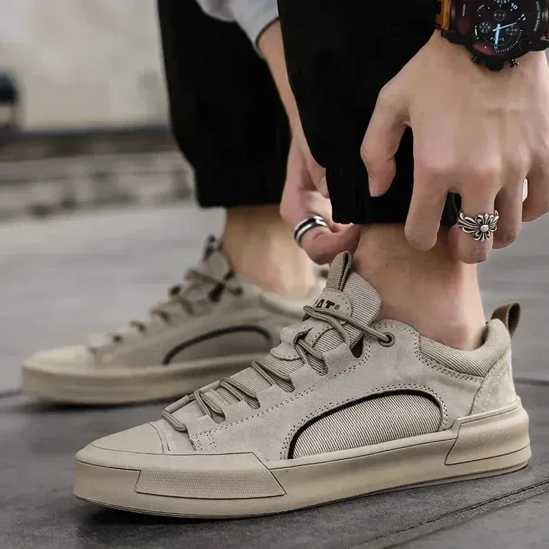 Theodore Men's Casual Leather Sneakers
