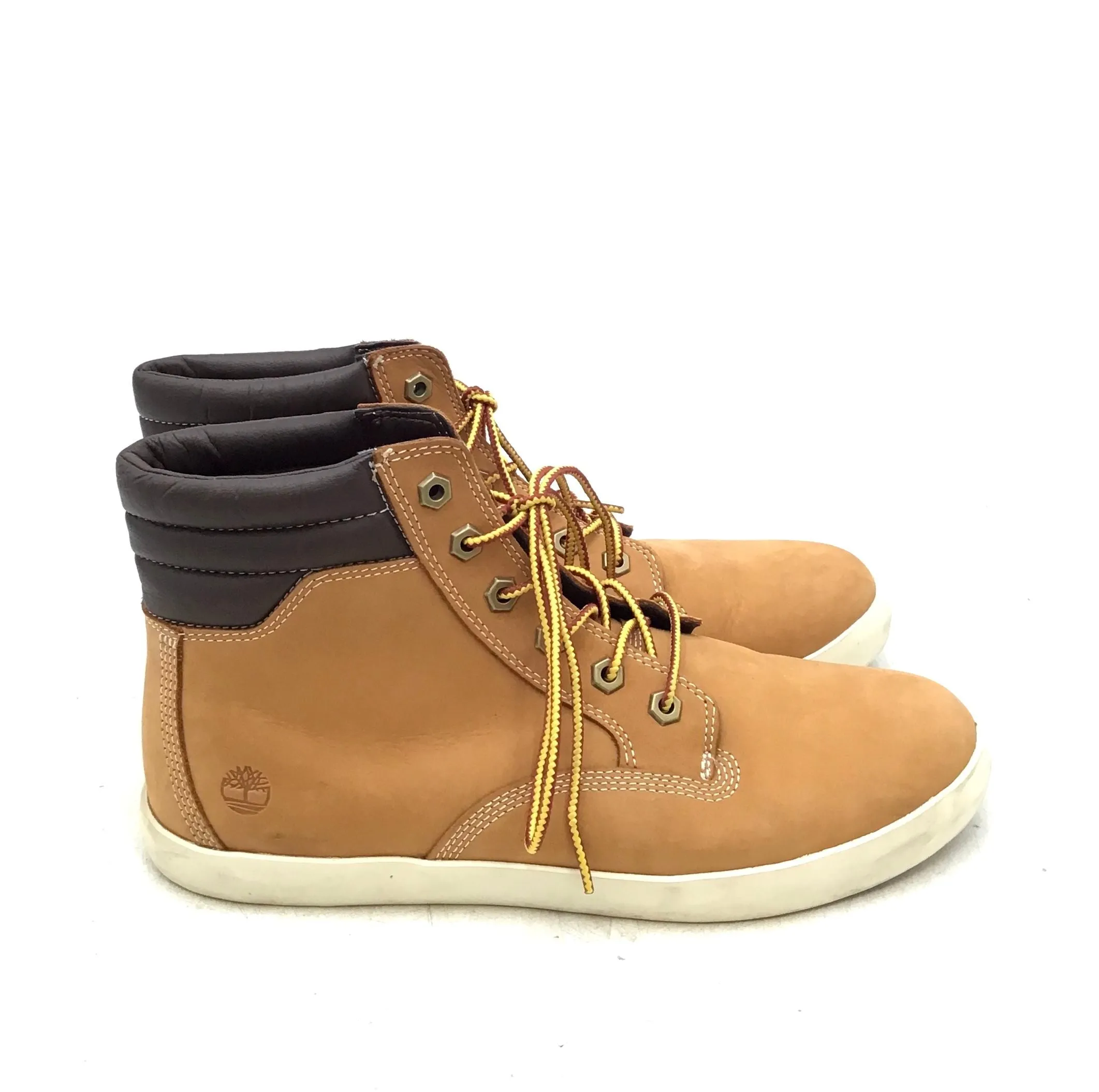 Timberland Women's Dausette Tan Ankle Combat Boots - Size 10