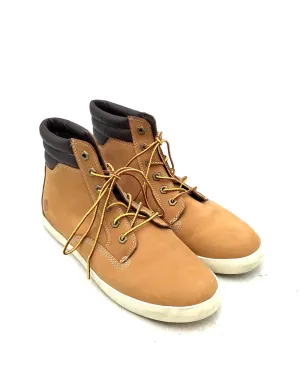 Timberland Women's Dausette Tan Ankle Combat Boots - Size 10