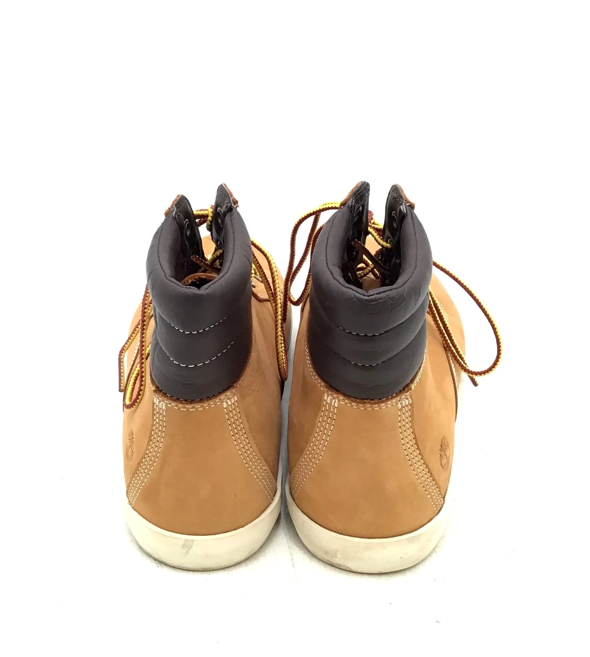 Timberland Women's Dausette Tan Ankle Combat Boots - Size 10
