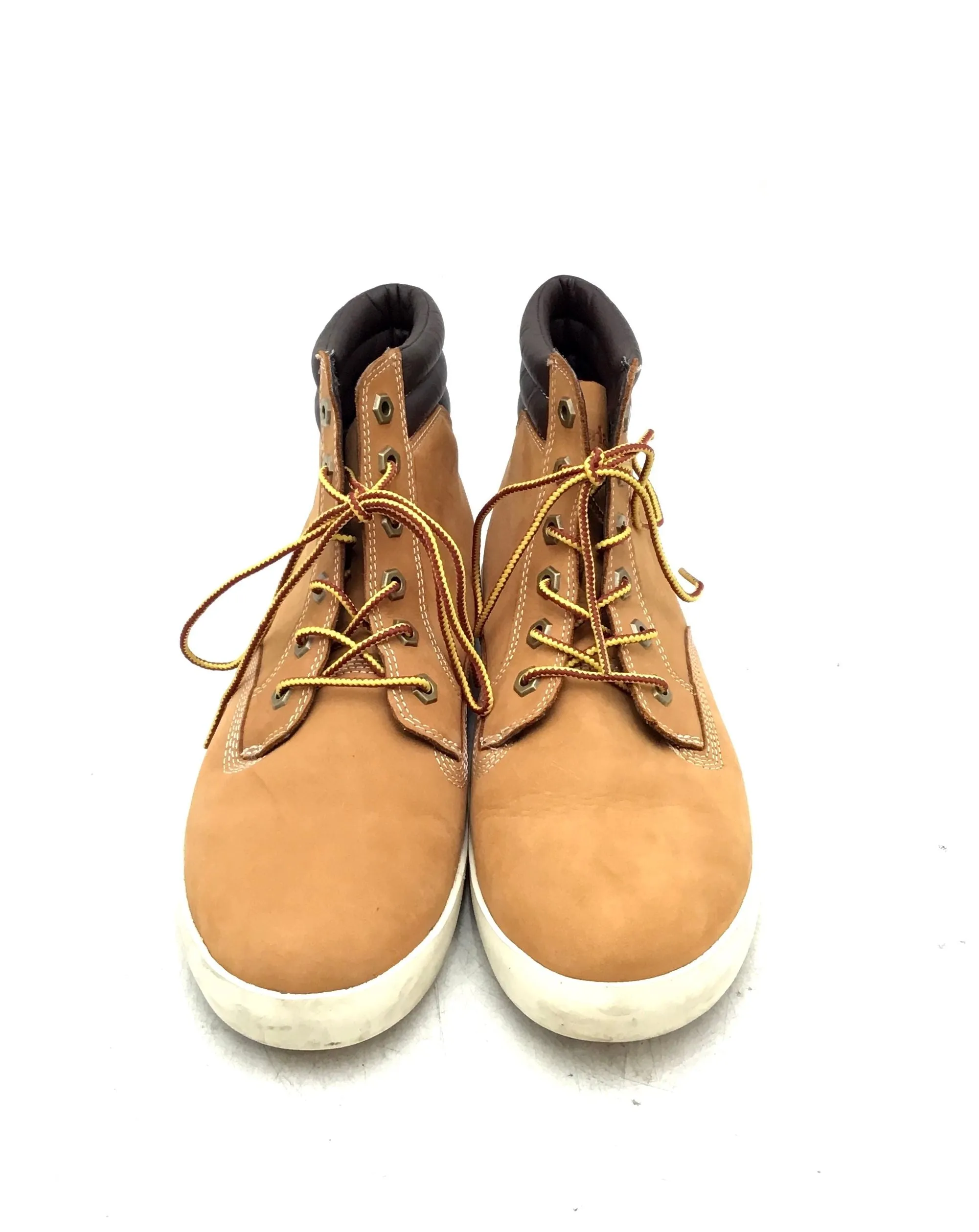 Timberland Women's Dausette Tan Ankle Combat Boots - Size 10