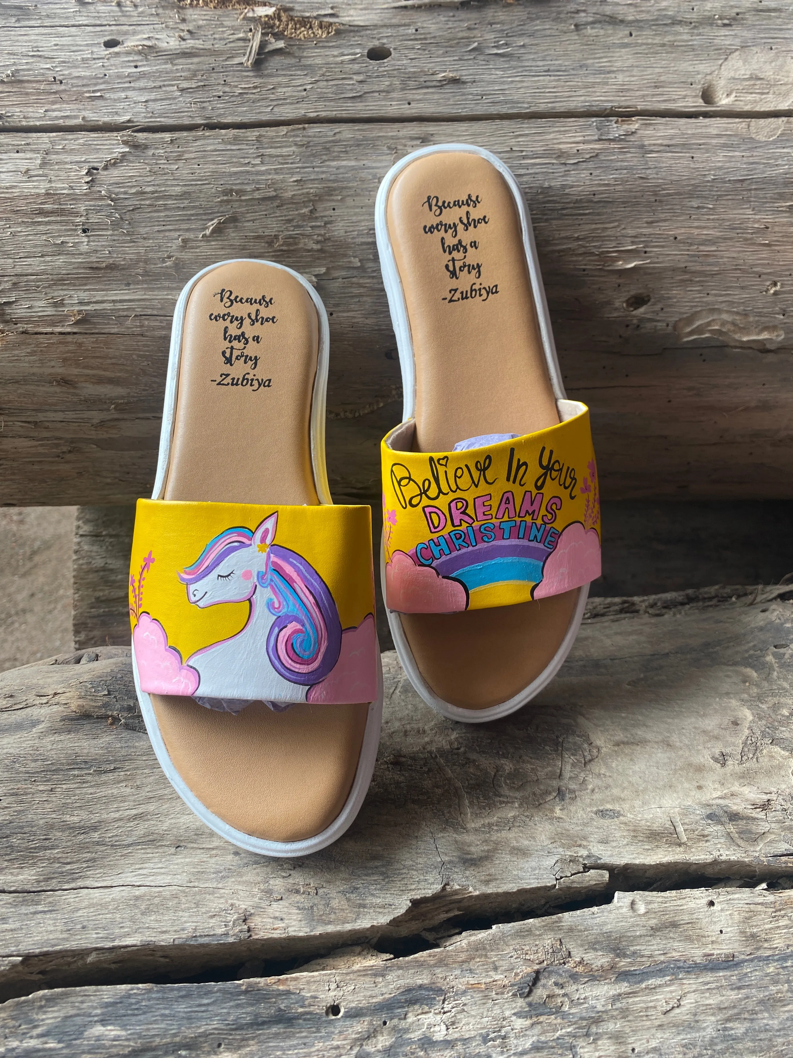 Unicorn name slides