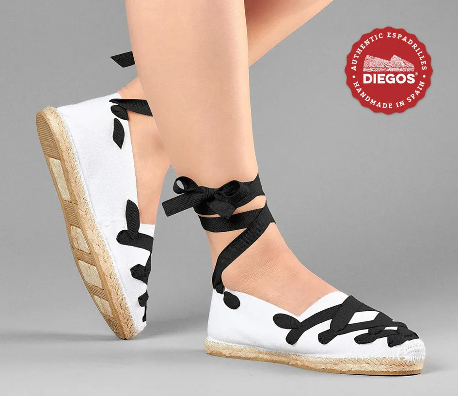 White Pamplona espadrilles