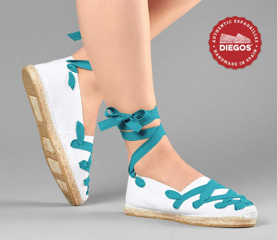 White Pamplona espadrilles