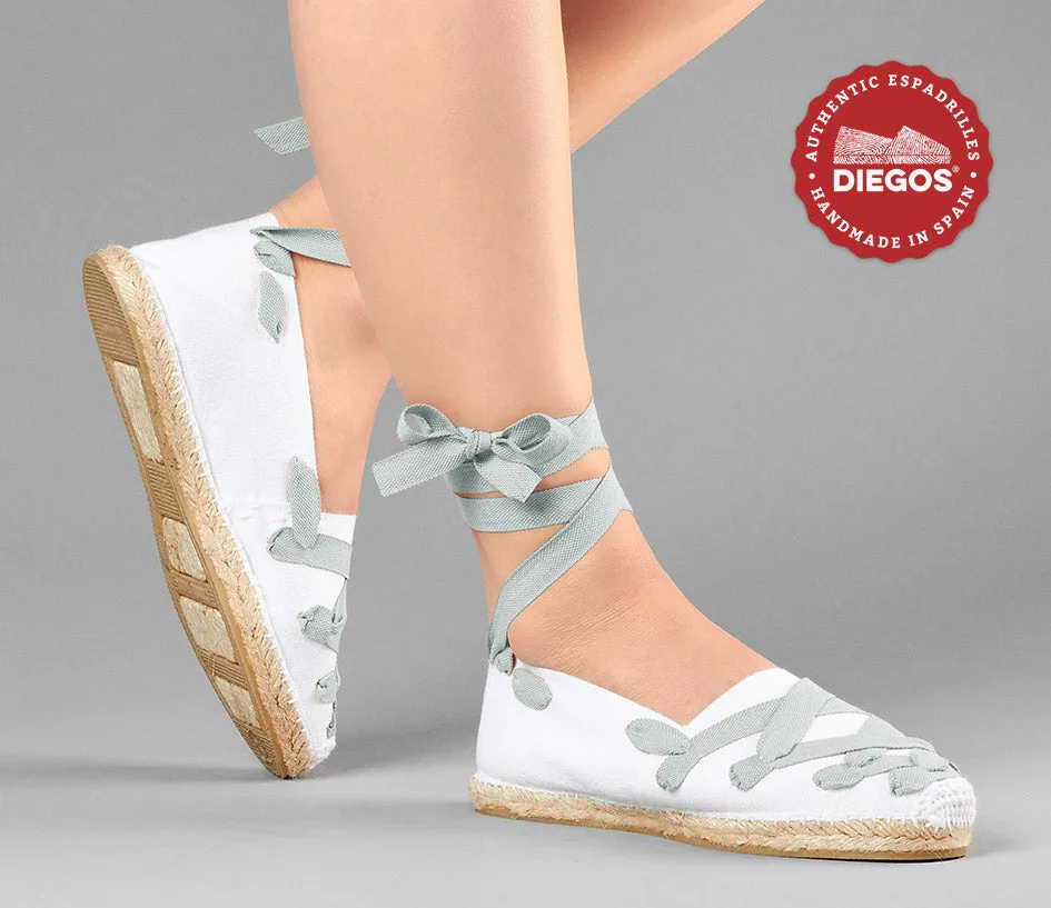 White Pamplona espadrilles