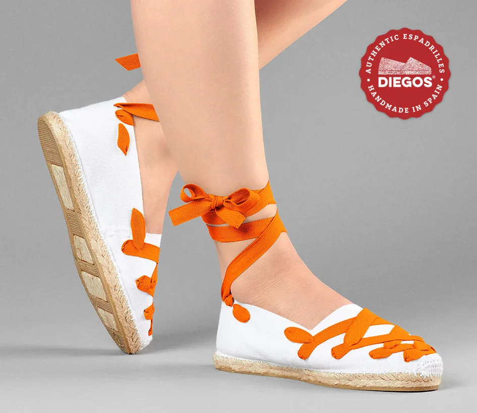 White Pamplona espadrilles