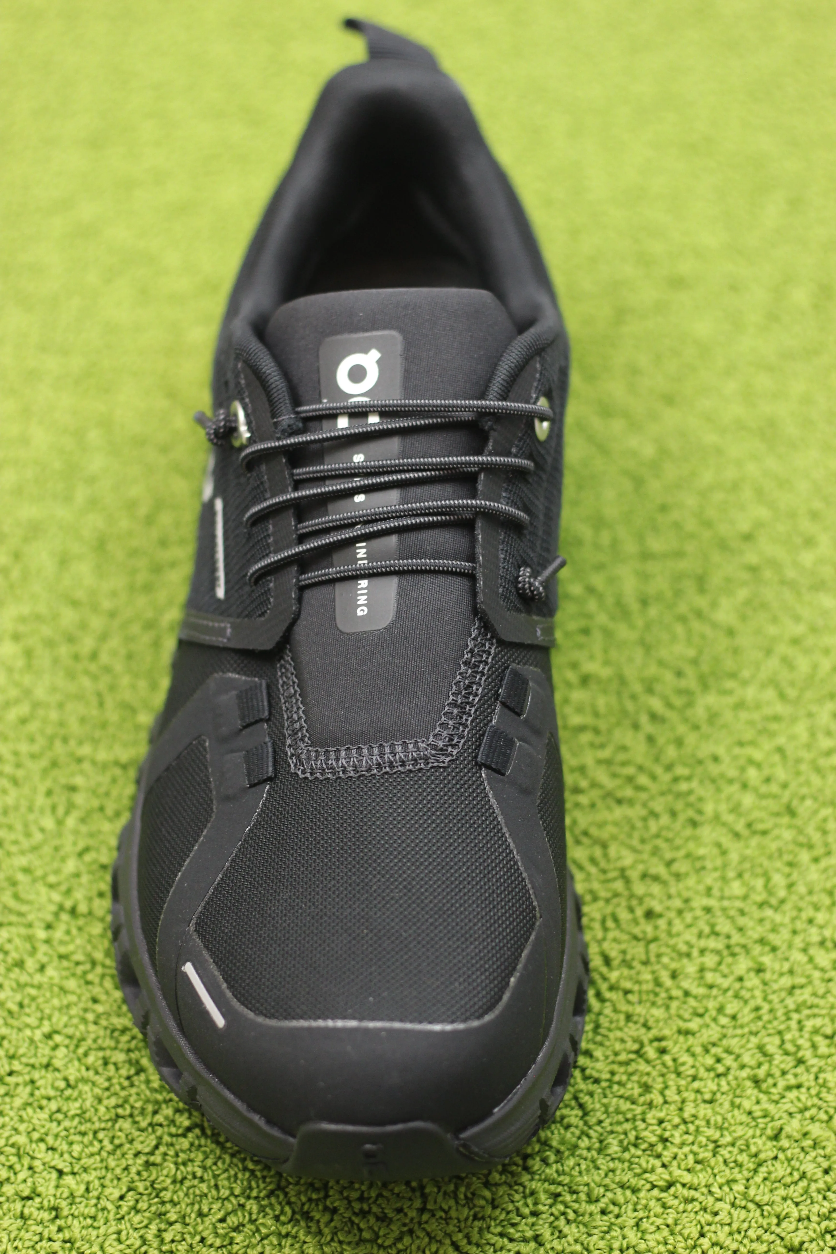Womens Cloud6 Waterproof Sneaker - All Black Nylon
