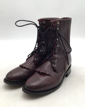Zecuda By Dan Post Women's Brown Combat Boots - Size 8M
